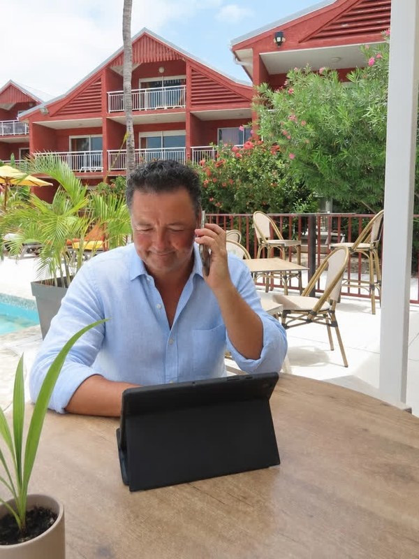 Laurent Vadez, associé gérant de la Financière Outre-Mer, à Saint-Martin